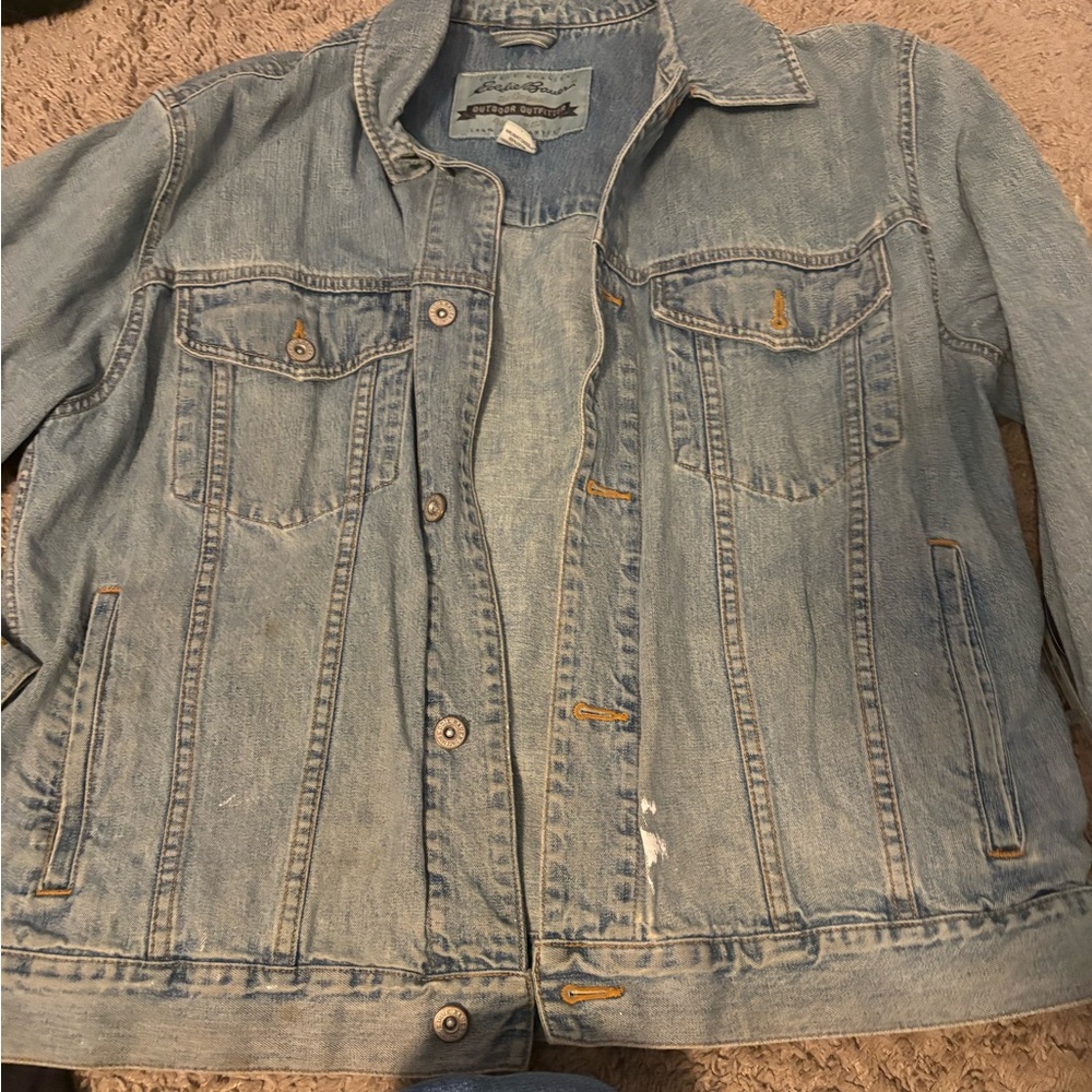 Eddie Bauer Light Blue Denim Jacket